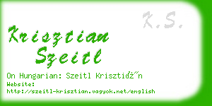 krisztian szeitl business card